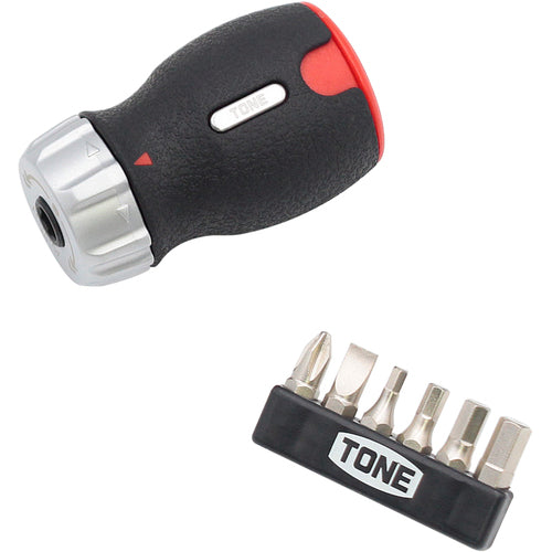 TONE Magazine Ratchet Stubby Driver Set RSDM6S 1 S