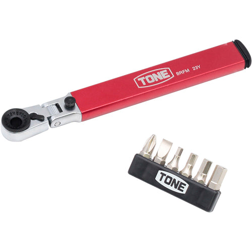 TONE Swing Bit Ratchet Set with Magazine BRFM6S 1 S