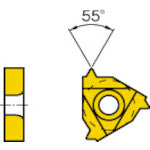 미쓰비시 MMT 시리즈 외경 나사 절삭 가공 MMTE 바이트용 PVD 코팅 전면 연삭형 인서트 VP10MF MMT16ER140W 5개