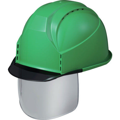 スミハット KKC3S型 帽体(ミドリ)・バイザー(グレースモーク)・シールド付き KKC3S-B-15-G 1 個