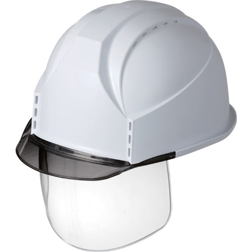 スミハット KKC3S型 帽体(スノーホワイト)・バイザー(グレースモーク)・シールド付き KKC3S-B-12-G 1 個