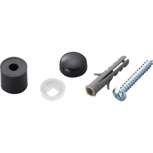 Hikari Punching Board Wall Mounting Fixture Set Black 6 Pairs PBHT-116 1 PK