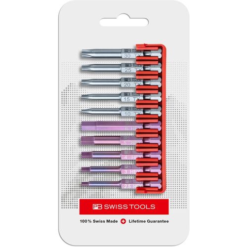 PB Swiss Tools E6-704 Bit Block Set E6.704CN 10 S