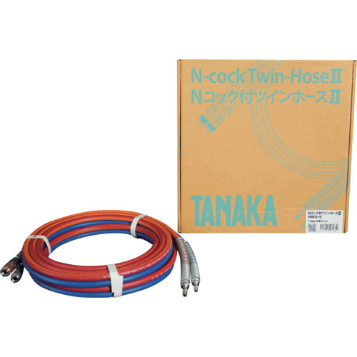 Nippon Sanso TANAKA N-cock twin hose 2 NW20-5 QAN105203 1 piece