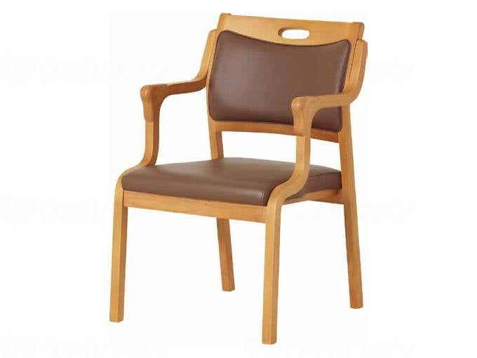 Glory Plan Stacking Chair Care-111-AC Brown (Light Brown)