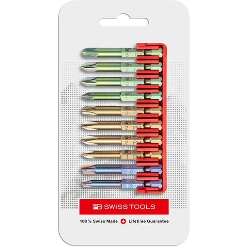 PB Swiss Tools E6-712 Bit Block Set E6.712CN 1 S