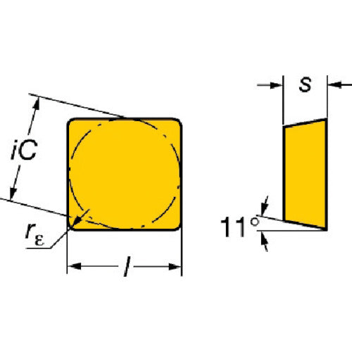 サンドビック 【売切り廃番】サンドビック T−Max 旋削用ポジ・チップ 3215 3215 SPUN 12 03 08 10 個