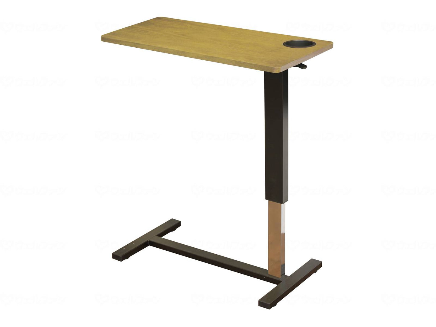 大商産業ベッド用昇降テーブル WT-80 ライトブラウン