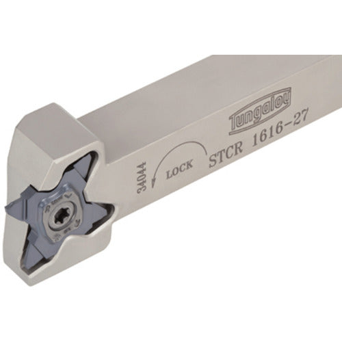 タンガロイ テトラ・フォース・カット 溝入れ加工用バイト STCR/L−27 STCR2020-27 1 個