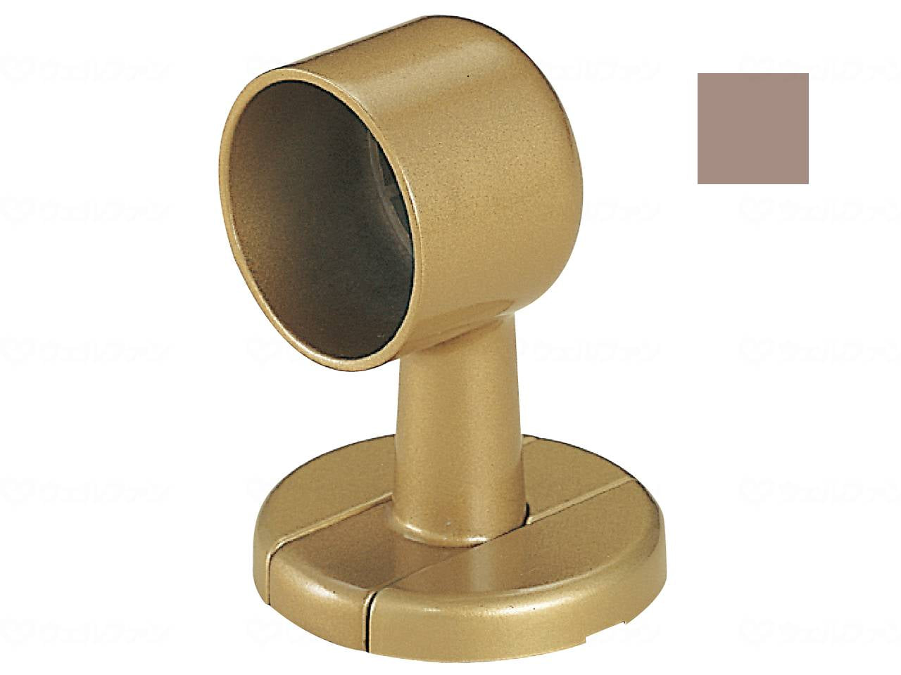 Shirokuma BR-605 C-shaped bracket, straight stop, amber, 35
