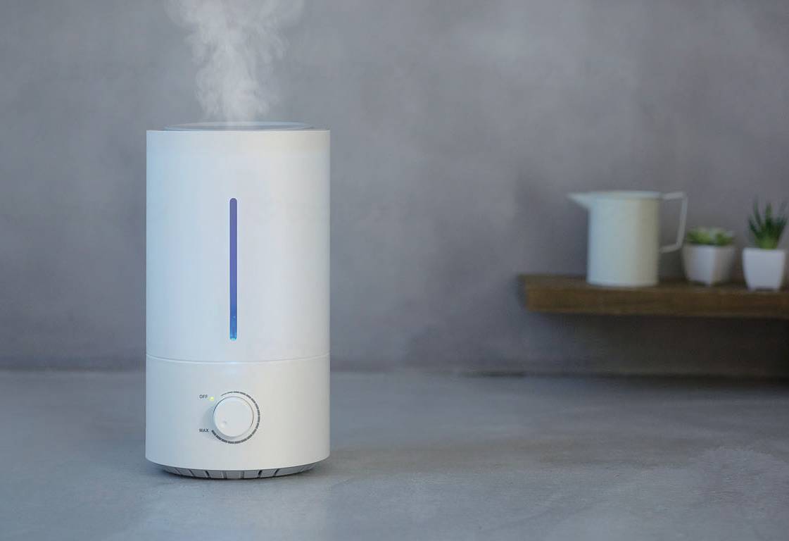 Three Up Top-Filling Humidifier "Rainy" White