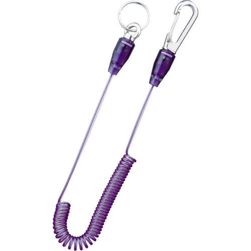 TOP 슬림 안전 코드 스테인레스 스틸 와이어 바이올렛 SFC-125V 1 개