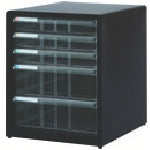 ナカバヤシ 書類ケース アバンテV2レタ−ケ−ス A4タテ型 浅3段X深2段 黒 AL-C5-D 1 台