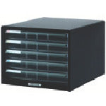 Nakabayashi Document Case Avante V2 Letter Case B4 Vertical Shallow 5 Tiers Black BL-55-D 1 Unit
