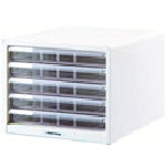 Nakabayashi Document Case Avante V2 Letter Case B4 Vertical Shallow 5 Tiers White BL-55-W 1 Unit