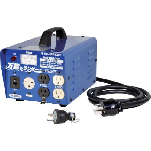 NICHIDO 変圧器 昇圧降圧自在型万能トランサー 3KVA FTBO-300 1 台