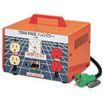 NICHIDO 昇圧専用トランス 安全型(連続定格) 2KVA 3芯タイプ アース付 過負荷漏電保護兼用ブレーカー付 M-EK20 1 台