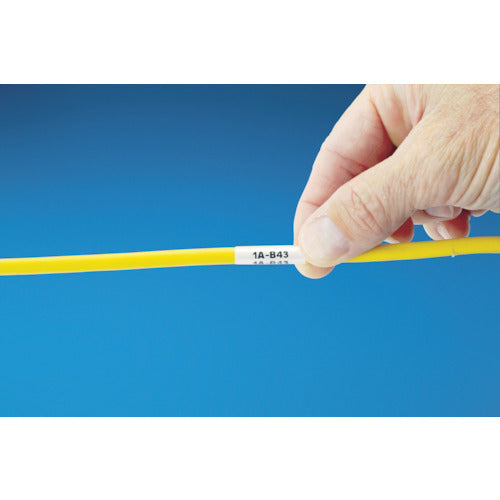 PANDUIT Rotary Label for Laser Printers, White, Print Area 25.4mm x 6.4mm, 2500 Labels, R100X075X1J, R100X075X1J, 1 Box