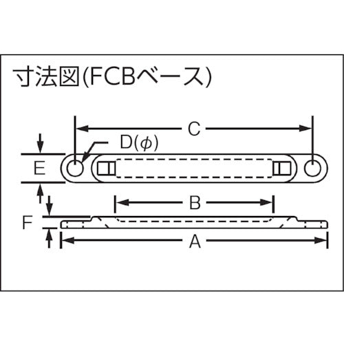 PANDUIT 플랫 케이블 고정구 베이스(100개입) FCBI1-S10-C20 1봉