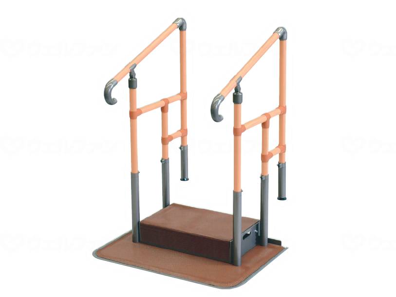 矢崎化工あがりかまち用たちあっぷステップ台付両手