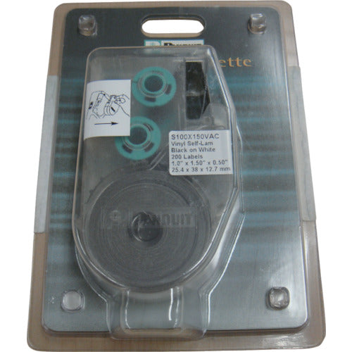 PANDUIT 열전사 핸디 프린터용 셀프 라미네이트 라벨 인쇄부 9.7×가로 25.4 225매입 S100X125VAC 1상자