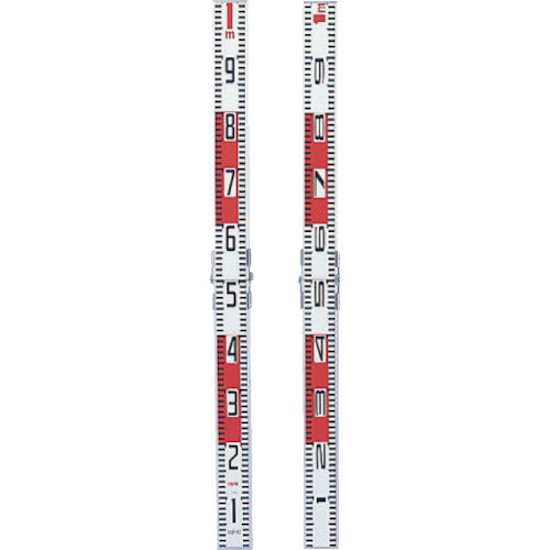 MYZOX Two-fold leveling rod 1m x two-fold <LR-12> LR12 1 piece