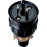 Meiko Waterproof Plug Grounding 2P MH2577 1 pc