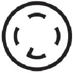 Meiko Rubber Grounding Plug 3P MH2579 1 pc