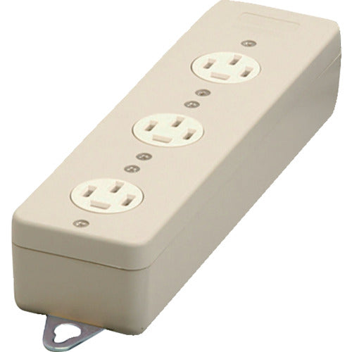 明工 3コ口タップ接地3Pコードなし MR2930 1 個