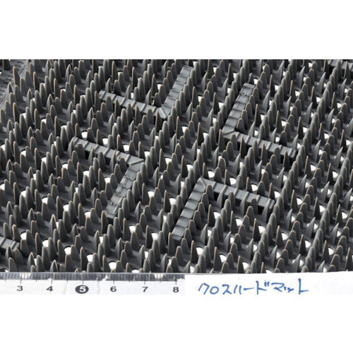 콘도르 에백 옥외용 매트 크로스 하드 매트 #6 600mm×900mm 그레이 F-112-6-GR 1장