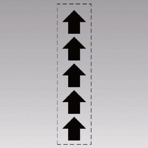 Unit Cutting Arrow Black (for Pipe Identification Sheet) 36 x 36 5 Sheets 404-99 1 Set