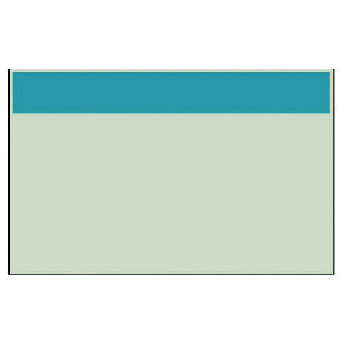 Unit piping identification sheet, light blue stripe only, very small, Unisheet, 250 x 300, 416-081, 1 sheet