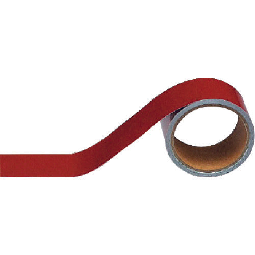 Unit Pipe Identification Tape Dark Red (Large) Aluminum 100mm Width x 5m 445-21 1 Roll
