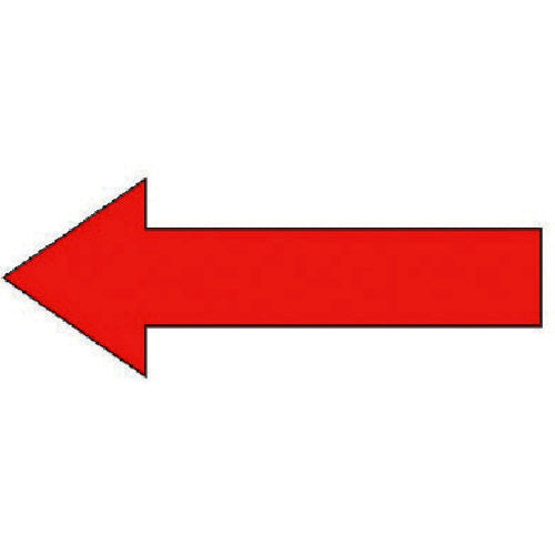 Unit Guidance Arrow Stickers 5-Piece Set, Fluorescent Stickers, 100 x 220, 829-82, 1 Set