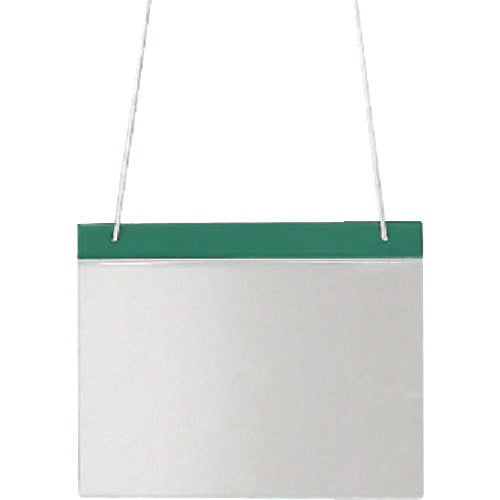 ユニット ポケット式役割ホルダー 緑 塩ビ 250×314 831-693 1 枚