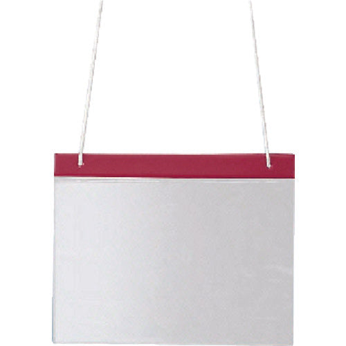 ユニット ポケット式役割ホルダー 赤 塩ビ 250×314 831-694 1 枚