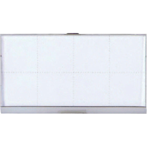 Unit U-shaped name tag (with inner paper) with alligator pin, set of 5, acrylic, 25 x 50, 850-50, 1 set