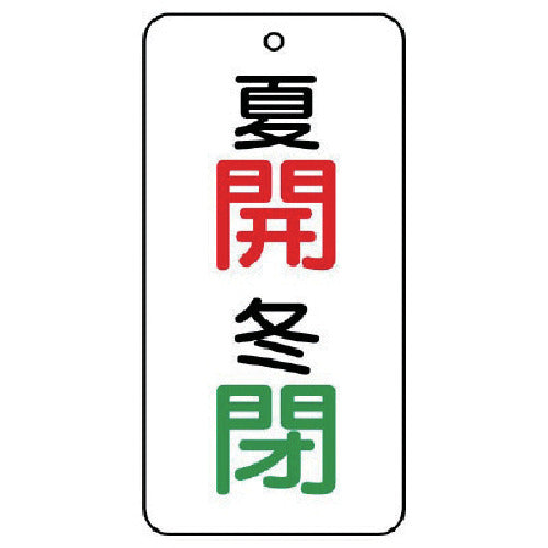 Unit Valve Indicator Panel Summer Open/Winter Close 5 Pieces 80 x 40 x 2 858-07 1 Set