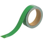 Unit Reflective Tape Green 30mm width x 10m Polyester Resin Film 863-54 1 roll
