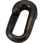 Unit Plastic Chain Joint Black 2 Pieces 1 Set 20 x 40 870-94 1 Set