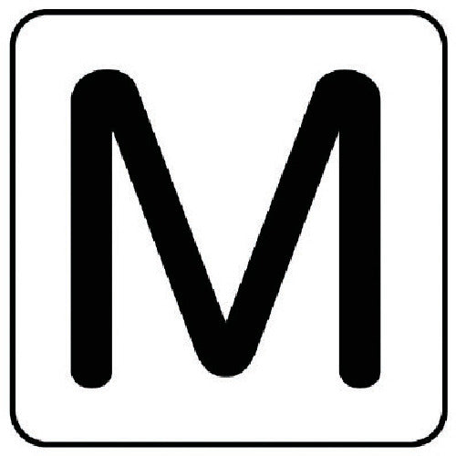 ユニット 配管ステッカー M(極小) アルミ 30×30 10枚組 AS.25.13SS 1 組