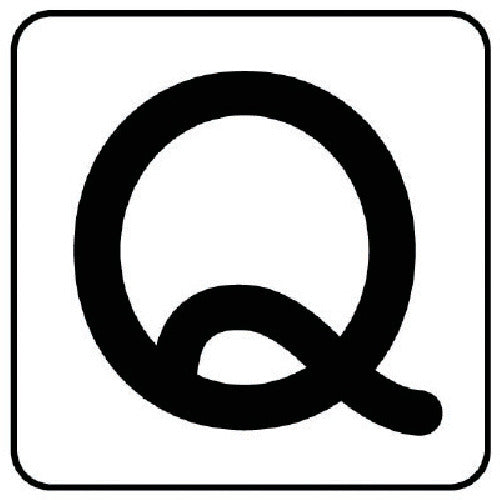 ユニット 配管ステッカー Q(極小) アルミ 30×30 10枚組 AS.25.17SS 1 組