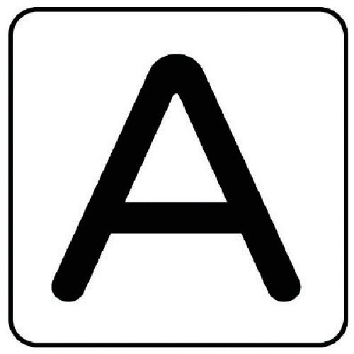 ユニット 配管ステッカー A(極小) アルミ 30×30 10枚組 AS.25.1SS 1 組