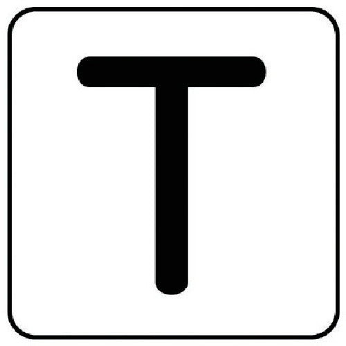 ユニット 配管ステッカー T(極小) アルミ 30×30 10枚組 AS.25.20SS 1 組