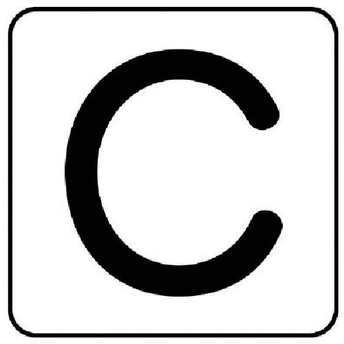 유닛 배관 스티커 C(극소) 알루미늄 30×30 10매 세트 AS.25.3SS 1 세트