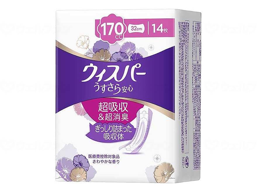 P&G 재팬 어스 퍼 스스라 안심 장시간・밤에도 안심 케이스 14장