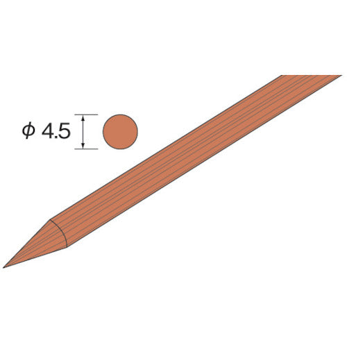 Minimo Polishing Wood Stick Hard Round φ4.5 (5 pieces) RD3792 1 PK