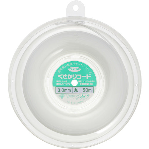 타쿠미 나일론 코드 “쿠사카리 코드 원형 3.0mm×50m” 9541 1개