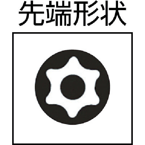 HAZET HEXAnamic 수지 소프트 그립 드라이버(비틀림 부착 토크) 날끝 T40H 축 길이 130mm 802-T40H 1개