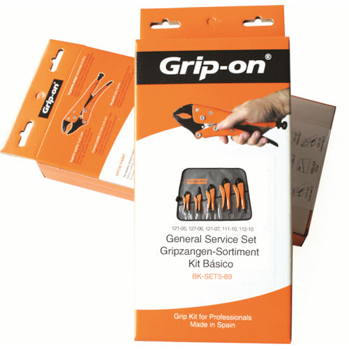 GRIP-ON 그립 플라이어 세트 BK-SET5 1 S